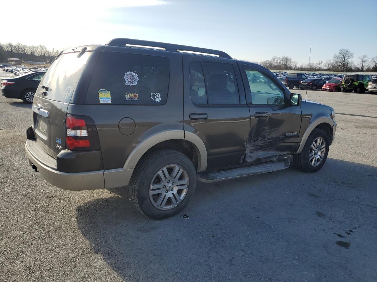 2008 Ford Explorer VIN 1FMEU74E28UA49953 Copart auction photo, side damage thumbnail 3