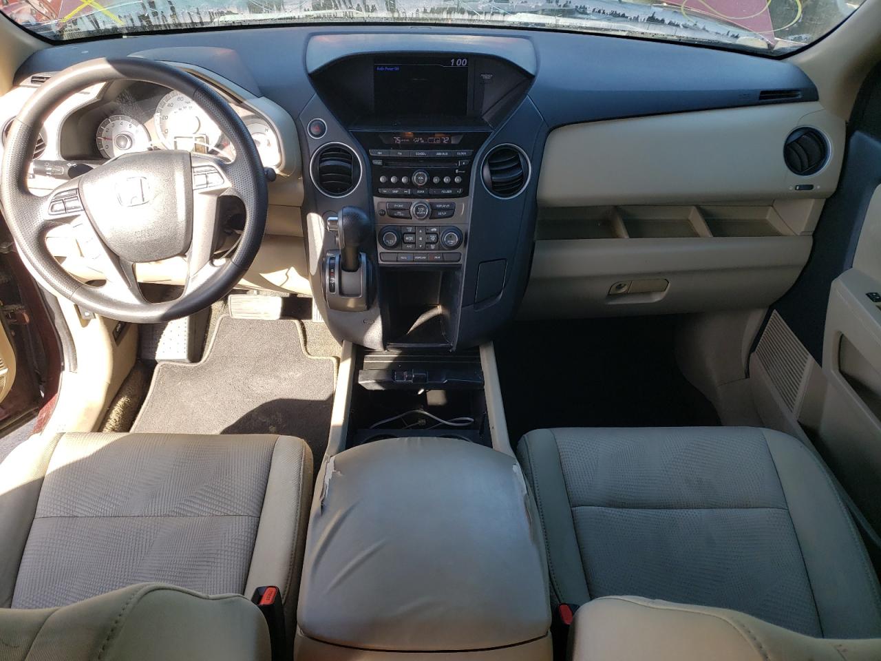 2013 Honda Pilot VIN 5FNYF3H22DB044565 Copart auction photo, side damage thumbnail 8