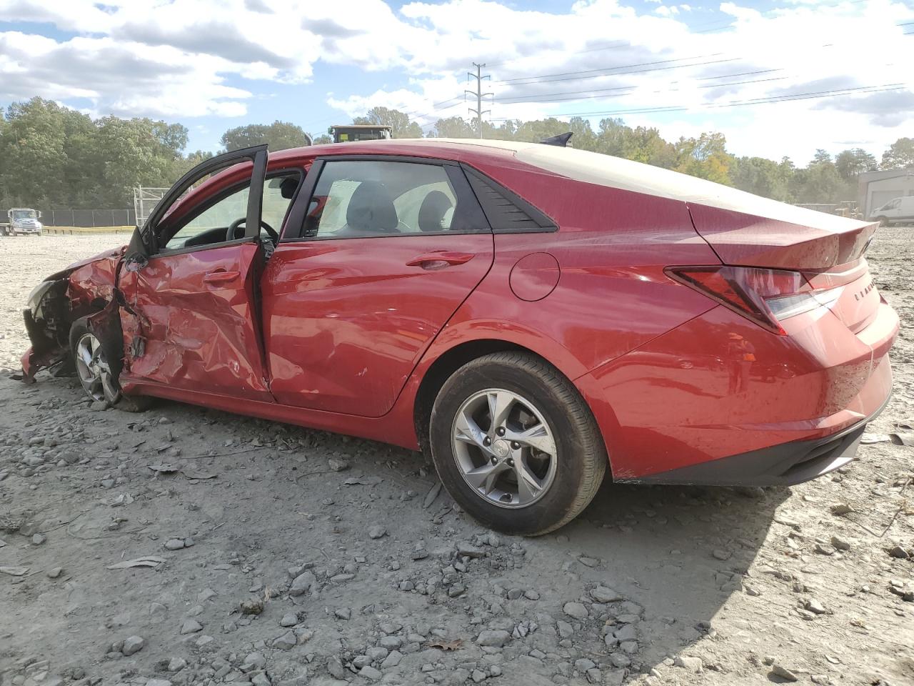2021 Hyundai Elantra VIN 5NPLL4AG5MH034872 Copart auction photo, front end / side damage thumbnail 2