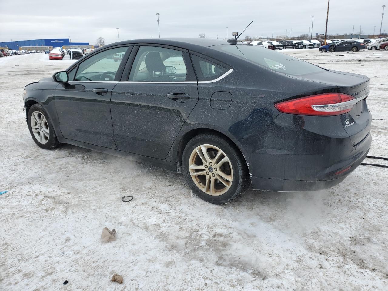 2018 Ford Fusion VIN 3FA6P0HD7JR252364 Copart auction photo, front end damage thumbnail 2