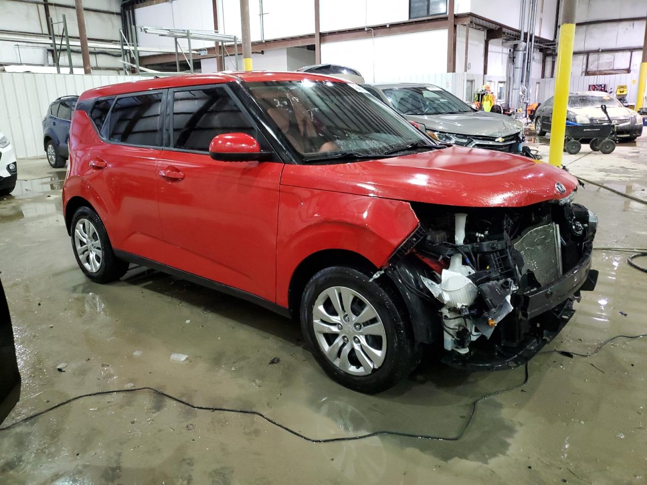 2020 KIA Soul VIN KNDJ23AU6L7723297 Copart auction photo, front end damage thumbnail 4
