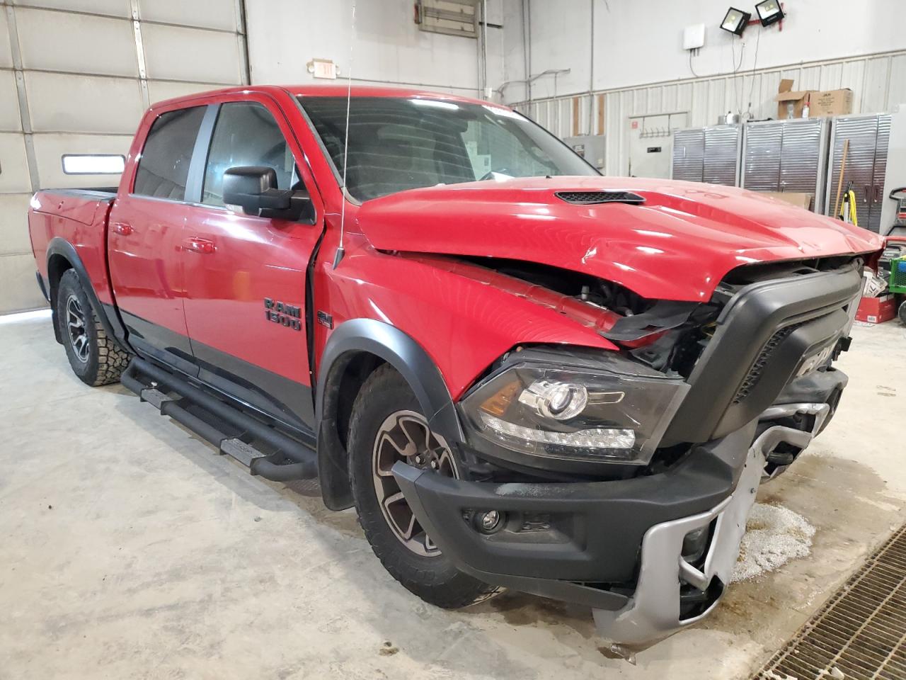 2017 RAM 1500 VIN 1C6RR7YT0HS699013 Copart auction photo, front end damage thumbnail 4