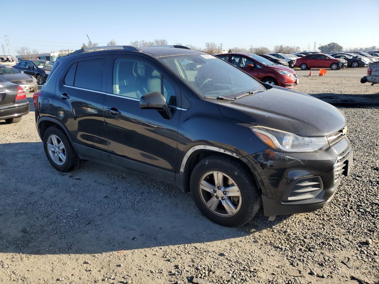 2017 Chevrolet Trax VIN 3GNCJLSB7HL164961 Copart auction photo, front end / mechanical damage thumbnail 4