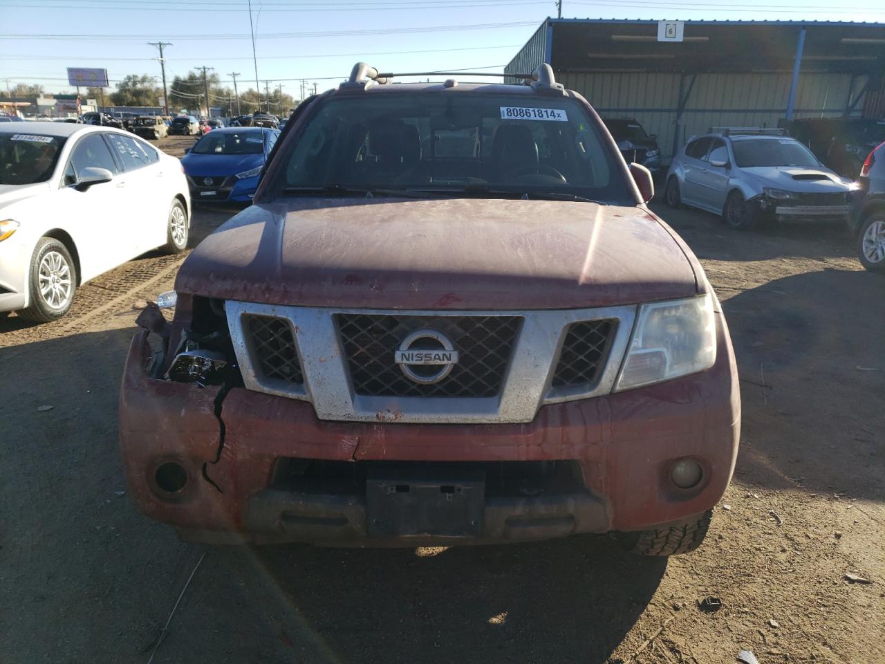 2016 Nissan Navara (Frontier) VIN 1N6AD0EV4GN796288 Copart auction photo, front end / side damage thumbnail 5