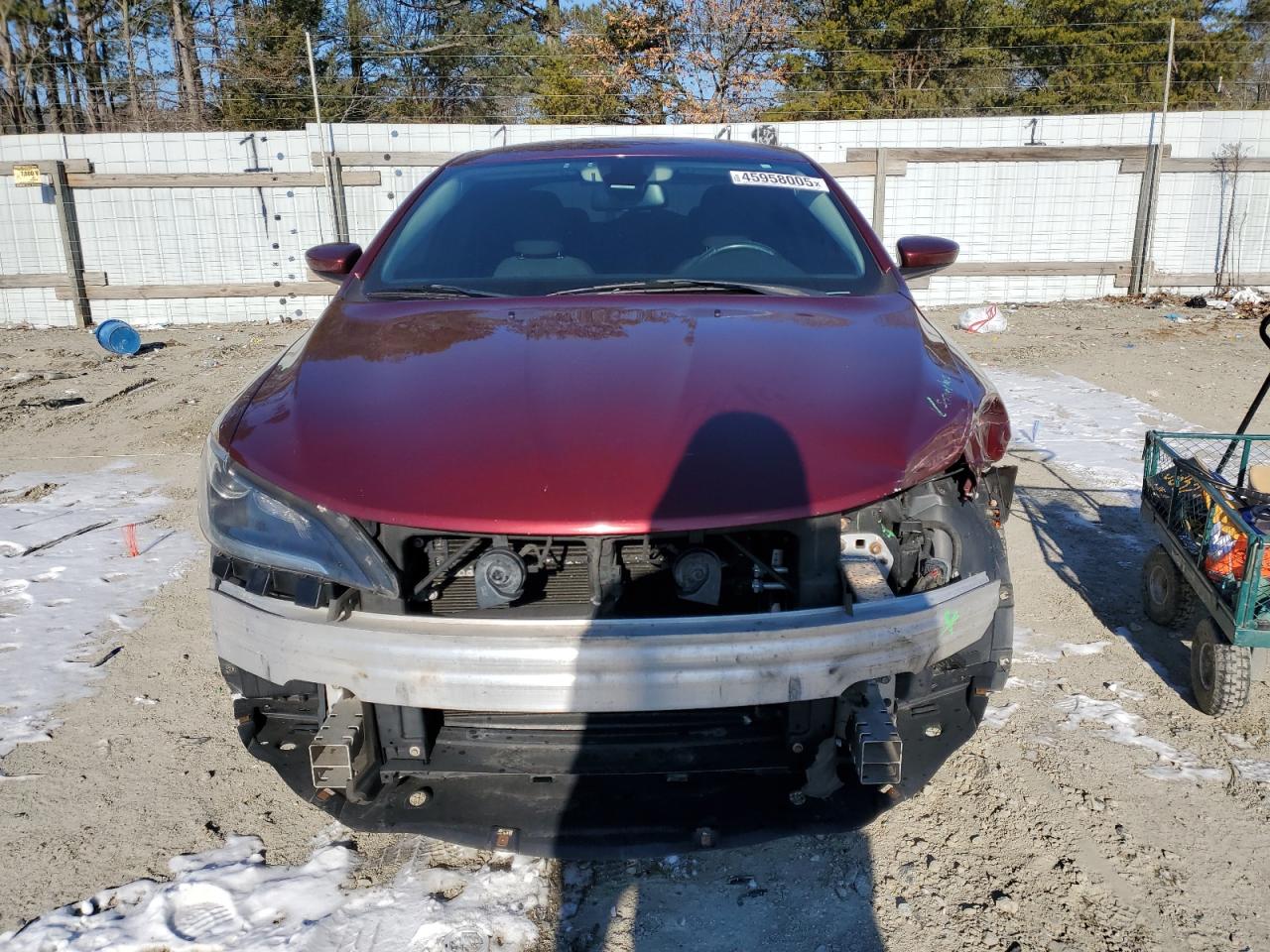 2015 Chrysler 200 VIN 1C3CCCAB2FN724942 Copart auction photo, front end damage thumbnail 5