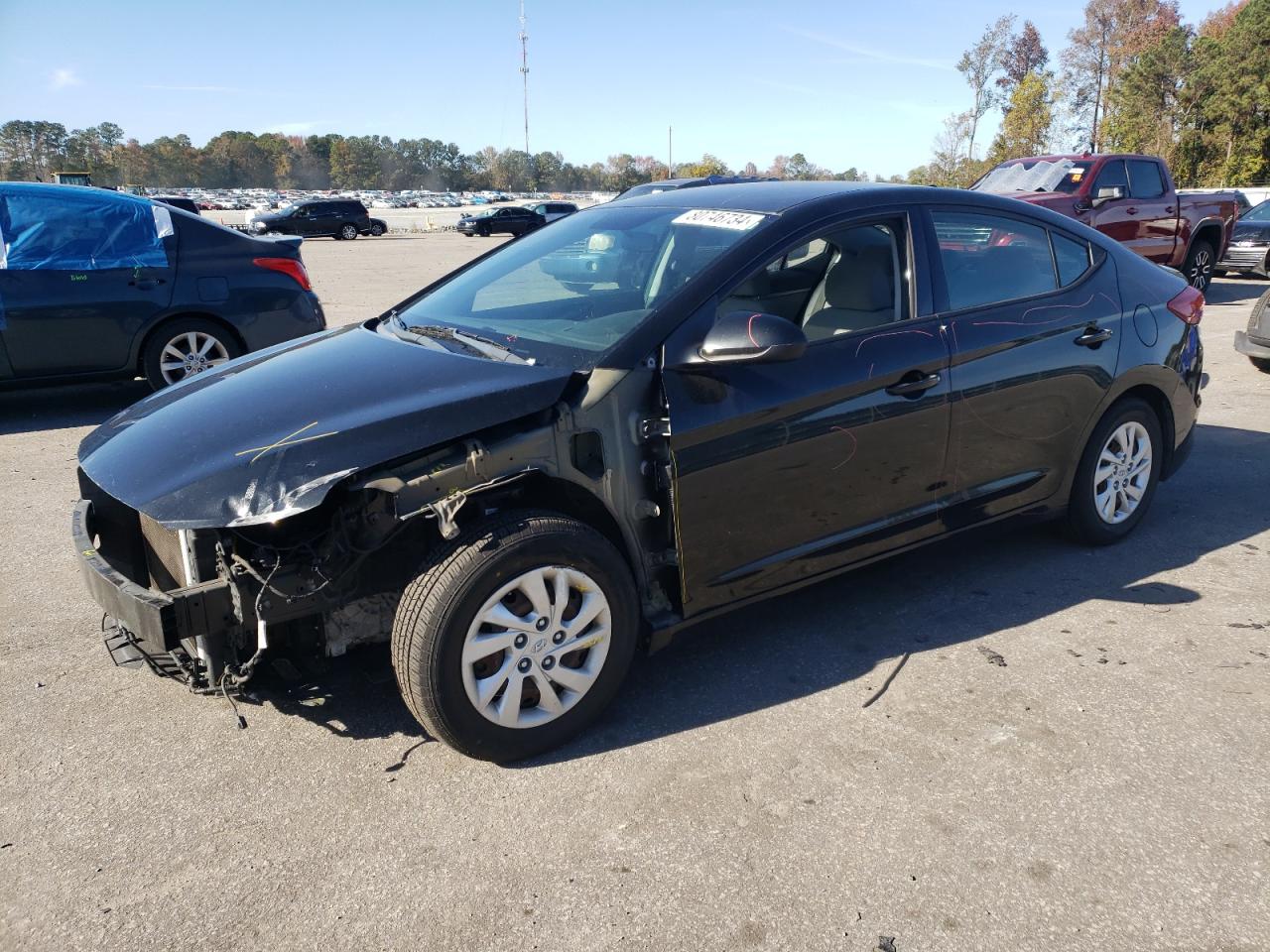 2017 Hyundai Elantra VIN 5NPD74LF4HH139728