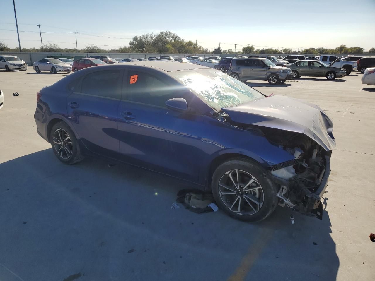 2022 KIA Forte VIN 3KPF24AD6NE453454 Copart auction photo, front end damage thumbnail 4