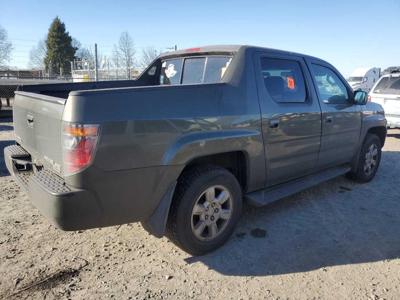 2006 Honda Ridgeline VIN 2HJYK16576H529872 Copart auction photo, side damage thumbnail 3