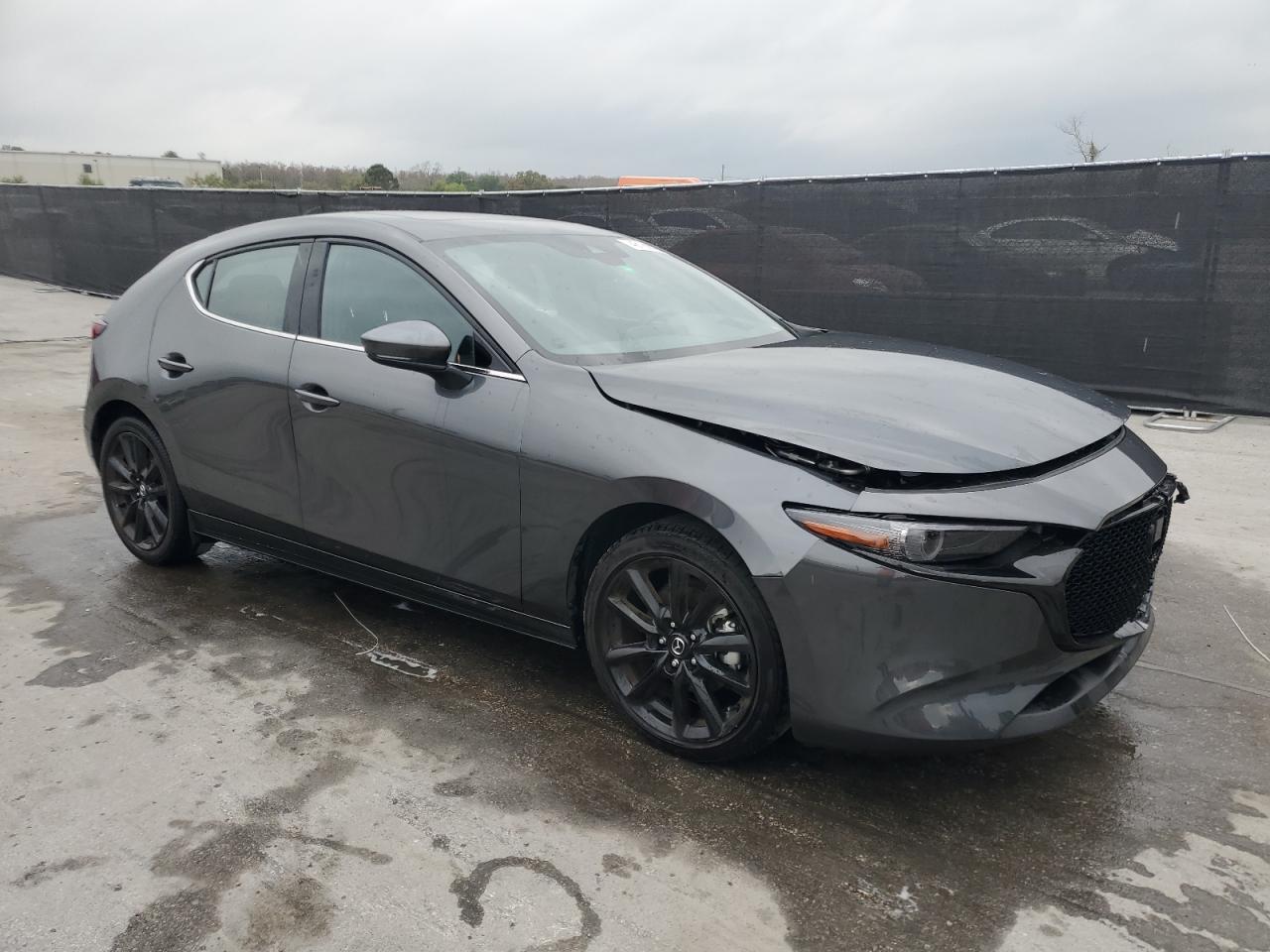 2022 Mazda 3 VIN JM1BPBML1N1520276 Copart auction photo, front end / side damage thumbnail 4