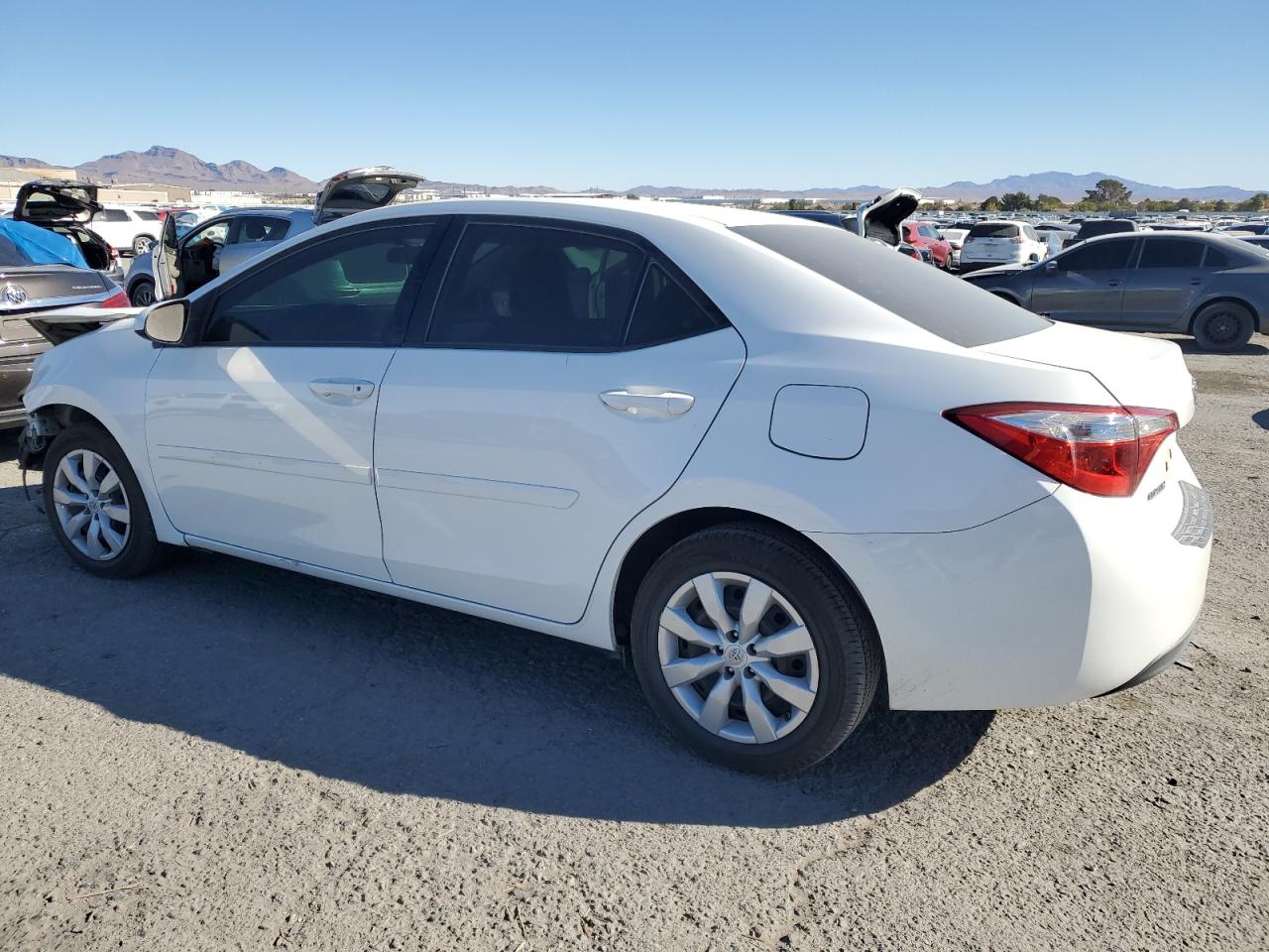 2014 Toyota Corolla VIN 5YFBURHE2EP149430 Copart auction photo, front end damage thumbnail 2