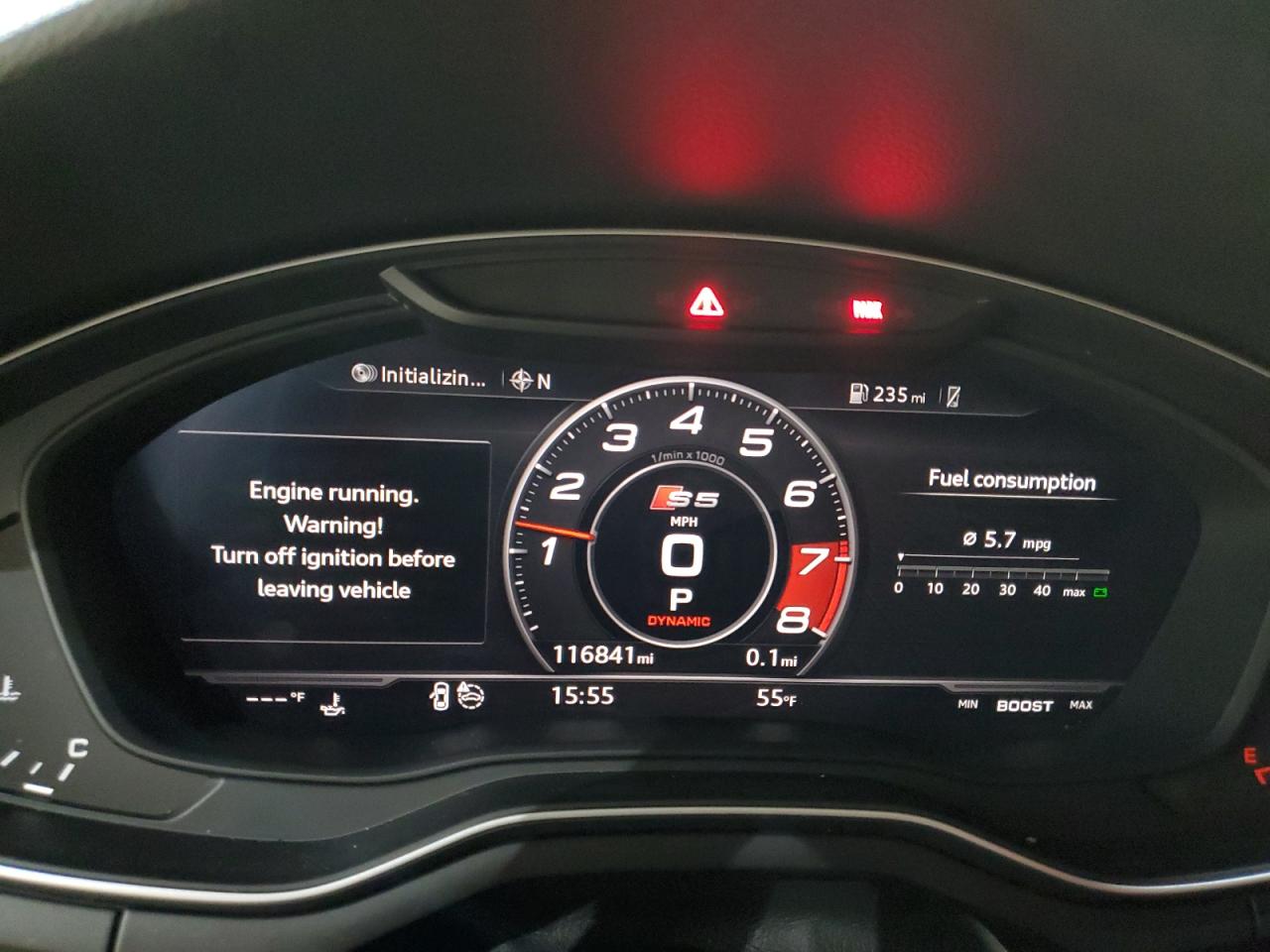 2018 Audi A5 VIN WAUPNAF5XJA000993 Copart auction photo, front end damage thumbnail 9