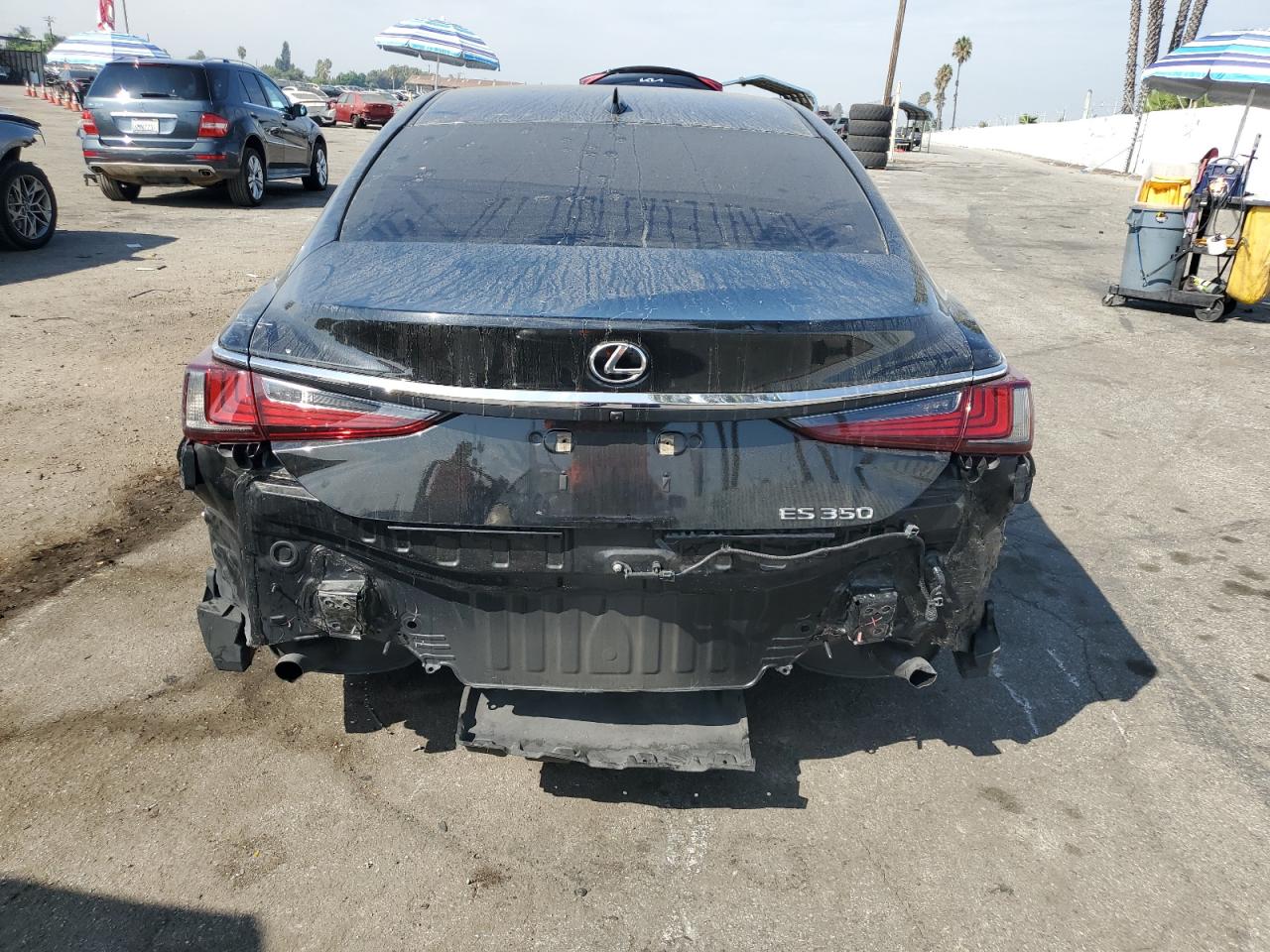 2021 Lexus ES VIN 58ACZ1B13MU110395 Copart auction photo, rear end / minor dent/scratches damage thumbnail 6