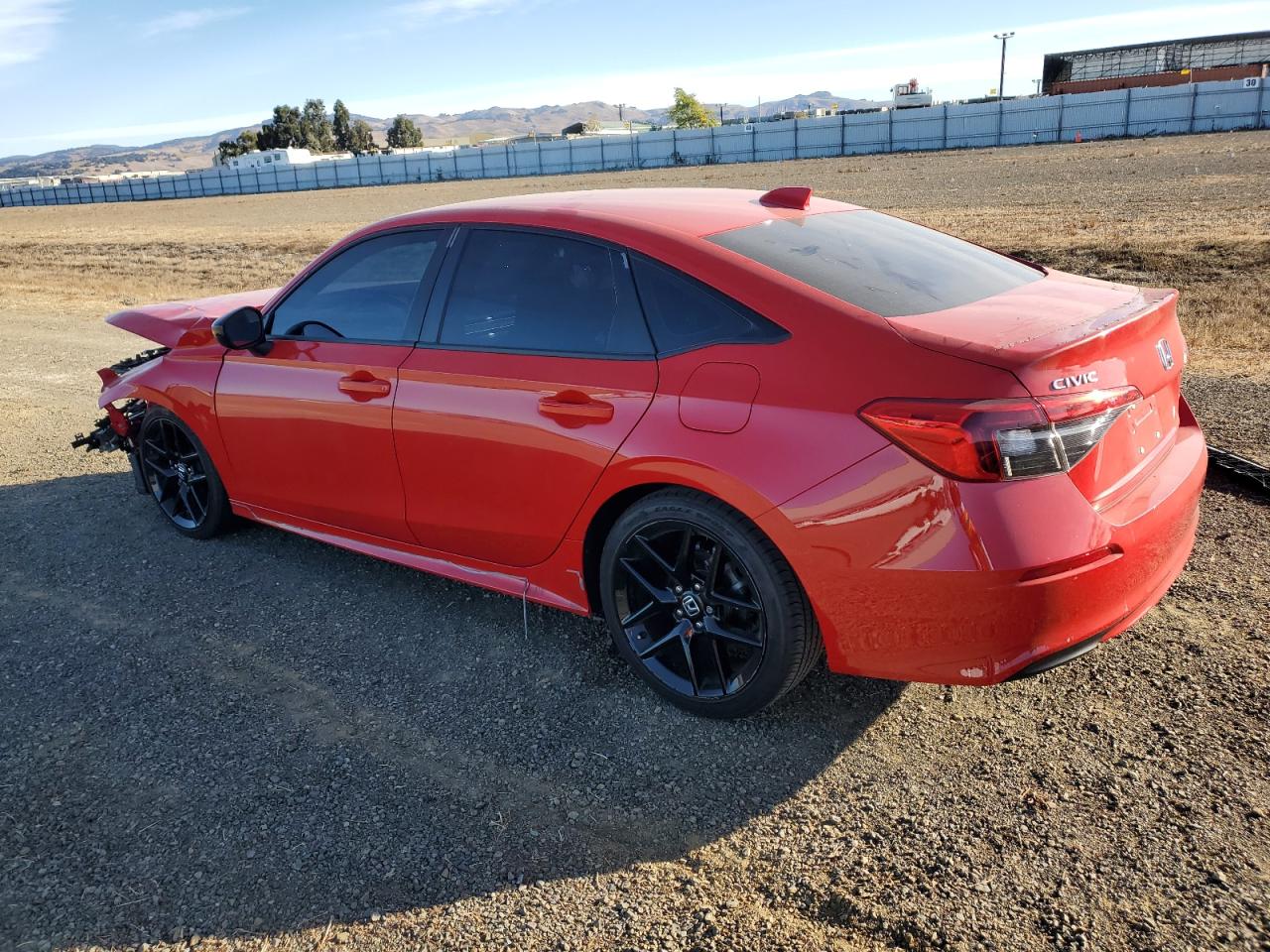 2022 Honda Civic VIN 2HGFE2F55NH605064 Copart auction photo, front end damage thumbnail 2