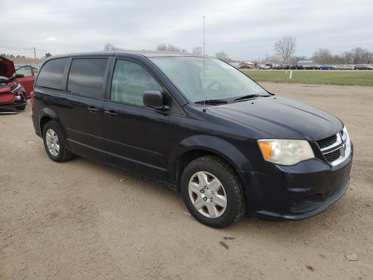 2011 Dodge Caravan VIN 2D4RN4DG2BR602241 Copart auction photo, mechanical damage thumbnail 4