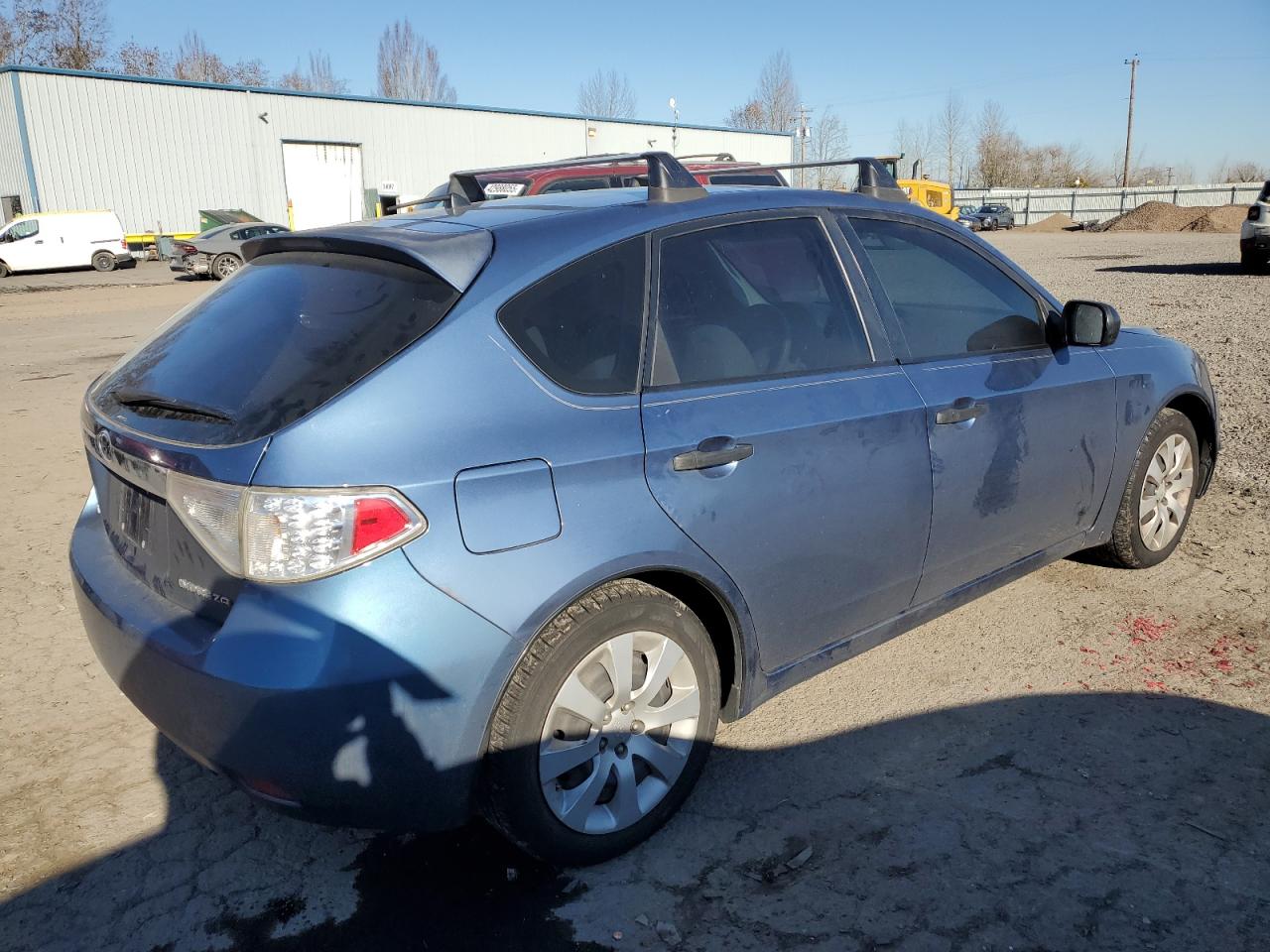2008 Subaru Impreza VIN JF1GH61648H815642 Copart auction photo, undercarriage damage thumbnail 3