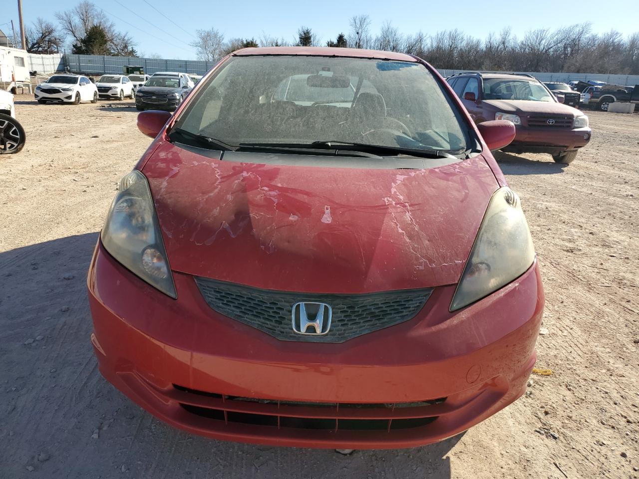 2013 Honda Fit VIN JHMGE8H35DC010250 Copart auction photo, hail / minor dent/scratches damage thumbnail 5