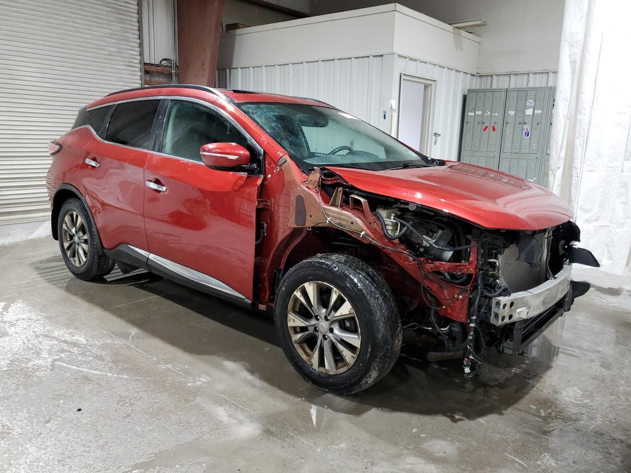 2015 Nissan Murano VIN 5N1AZ2MH7FN209622 Copart auction photo, front end damage thumbnail 4