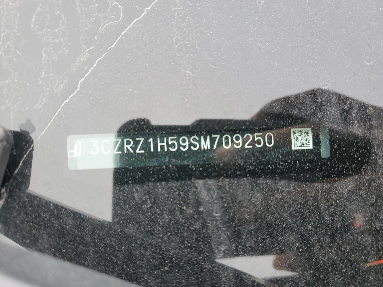 2025 Honda HR-V VIN 3CZRZ1H59SM709250 Copart auction photo, side damage thumbnail 15