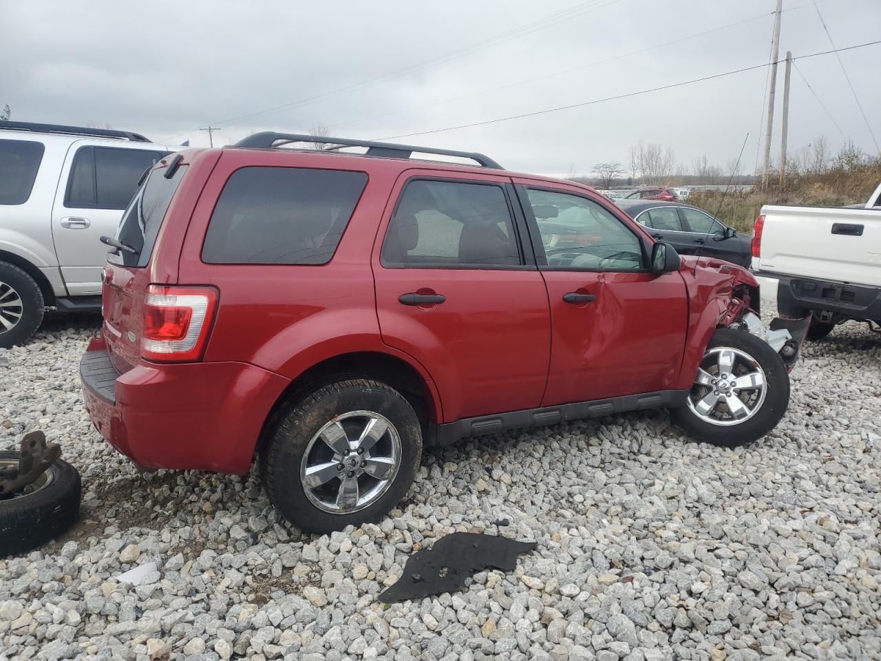 2011 Ford Escape VIN 1FMCU0D7XBKA97509 Copart auction photo, all over damage thumbnail 3