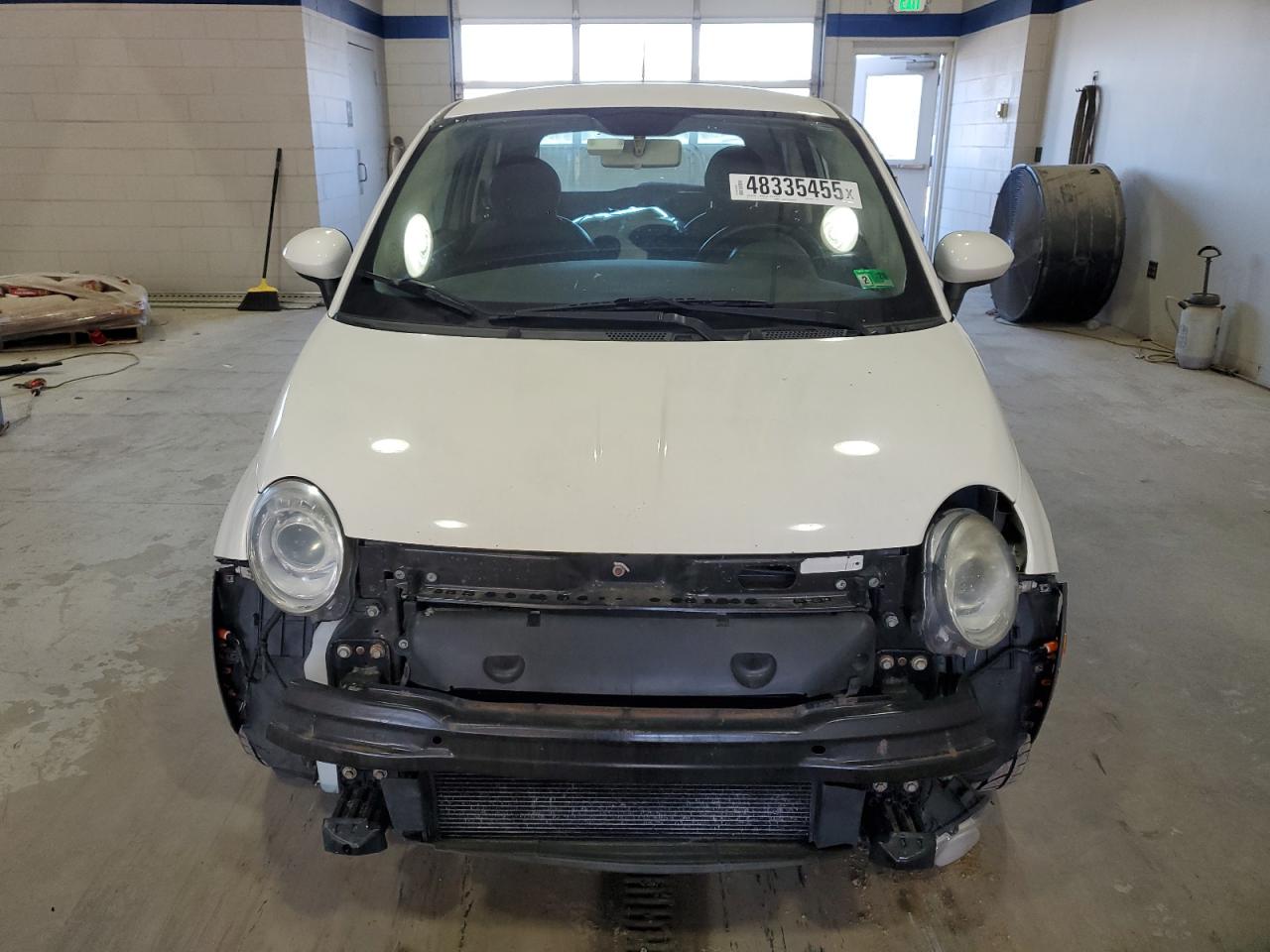 2013 Fiat 500 VIN 3C3CFFAR4DT512613 Copart auction photo, side / front end damage thumbnail 5