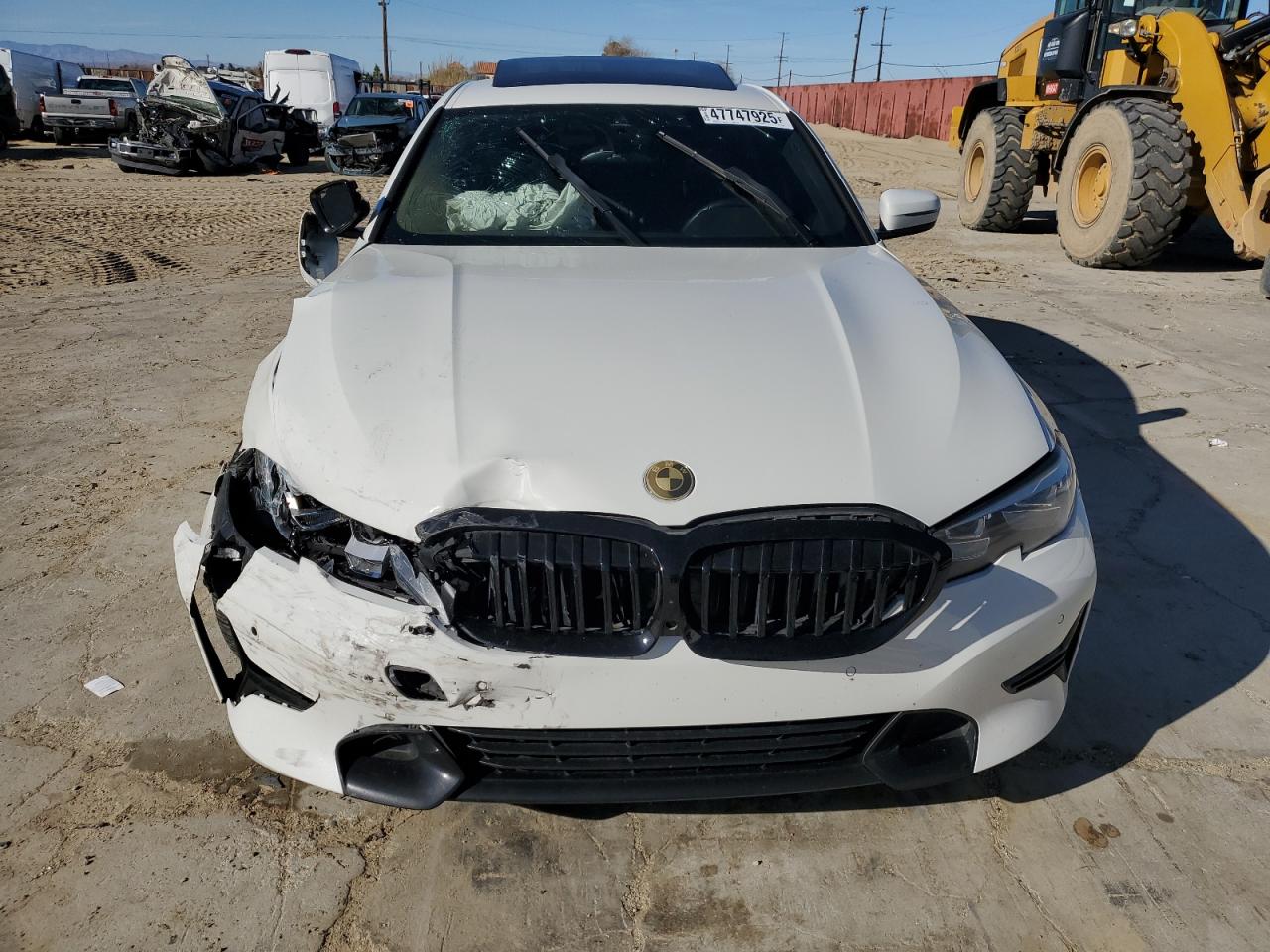 2020 BMW 3er VIN 3MW5R1J04L8B10203 Copart auction photo, front end damage thumbnail 5
