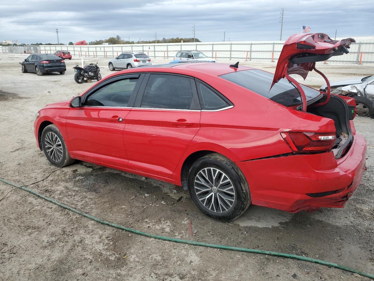 2020 Volkswagen Jetta VIN 3VWCB7BU7LM032619 Copart auction photo, rear end damage thumbnail 2