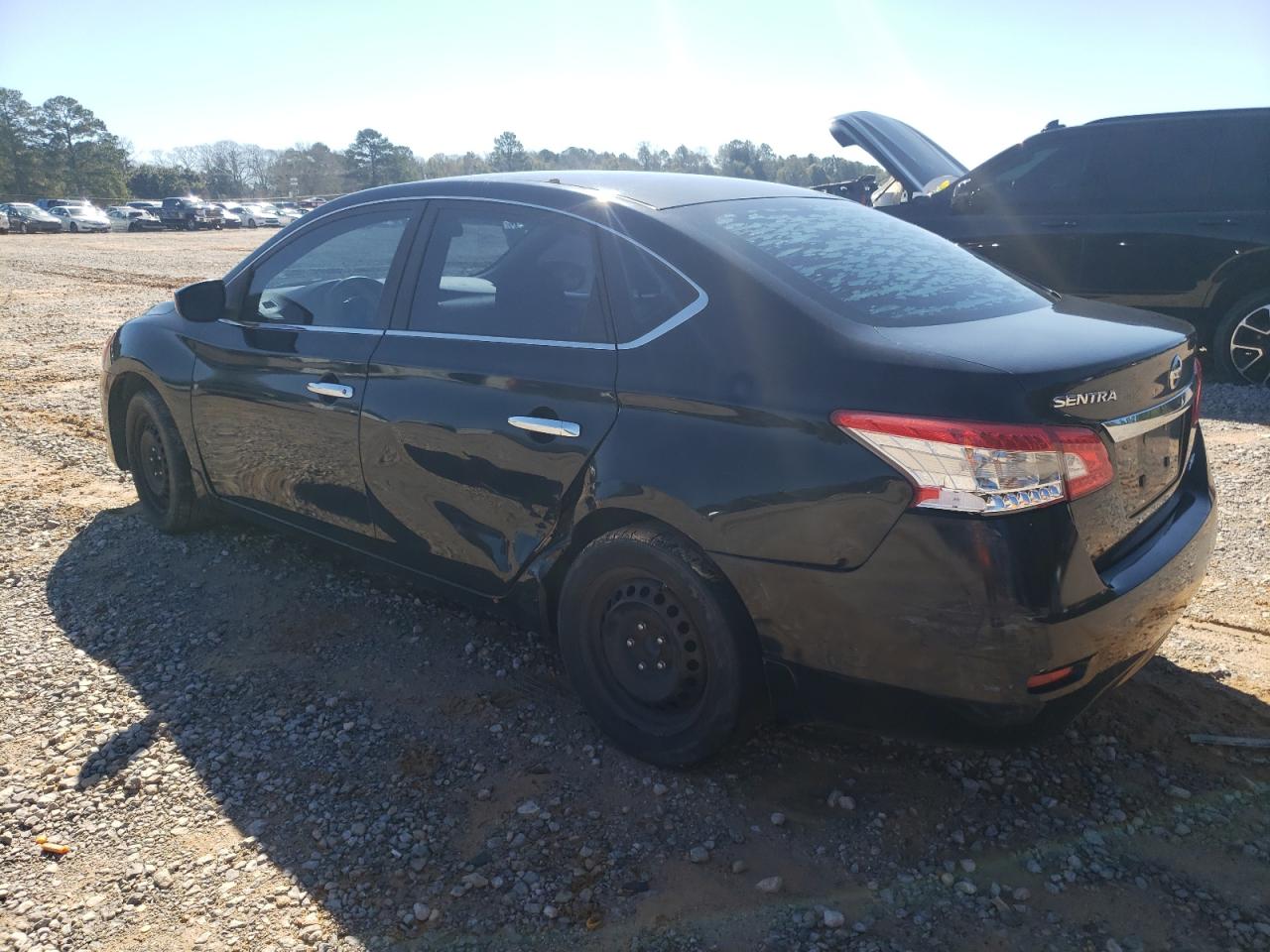 2013 Nissan Sentra VIN 3N1AB7AP7DL709118 Copart auction photo, side / front end damage thumbnail 2