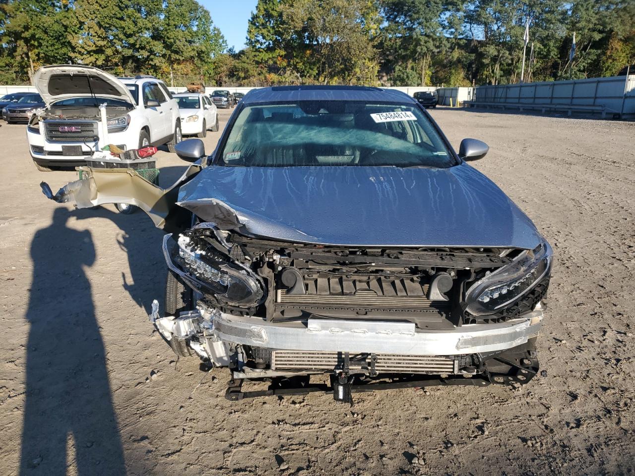 2018 Honda Accord VIN 1HGCV1F94JA041612 Copart auction photo, front end / mechanical damage thumbnail 5