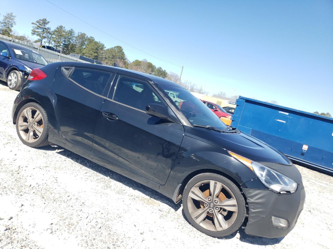 2016 Hyundai Veloster VIN KMHTC6AD4GU249134 Copart auction photo, minor dent/scratches damage thumbnail 4