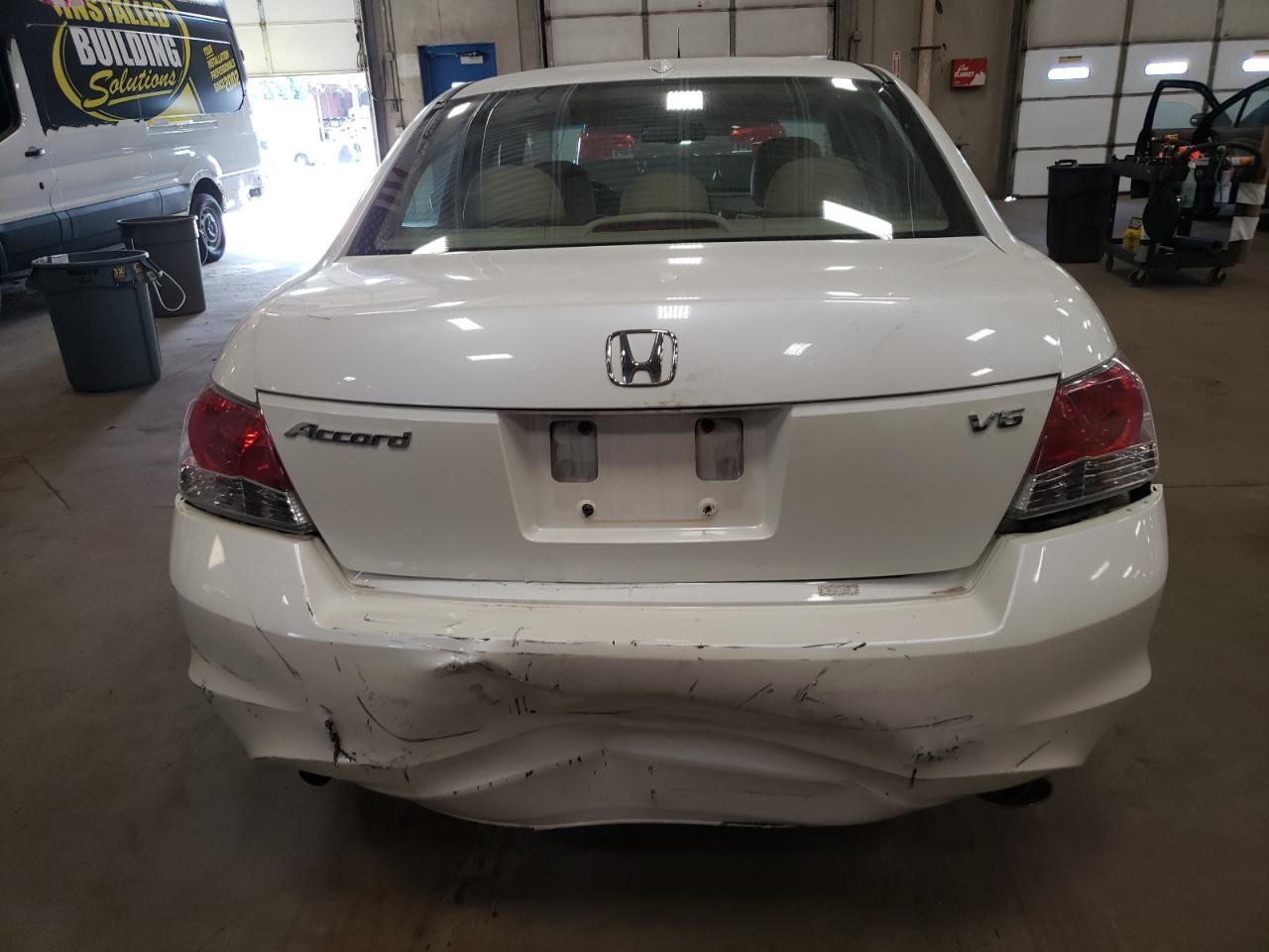 2008 Honda Accord VIN 1HGCP36808A066062 Copart auction photo, rear end damage thumbnail 6