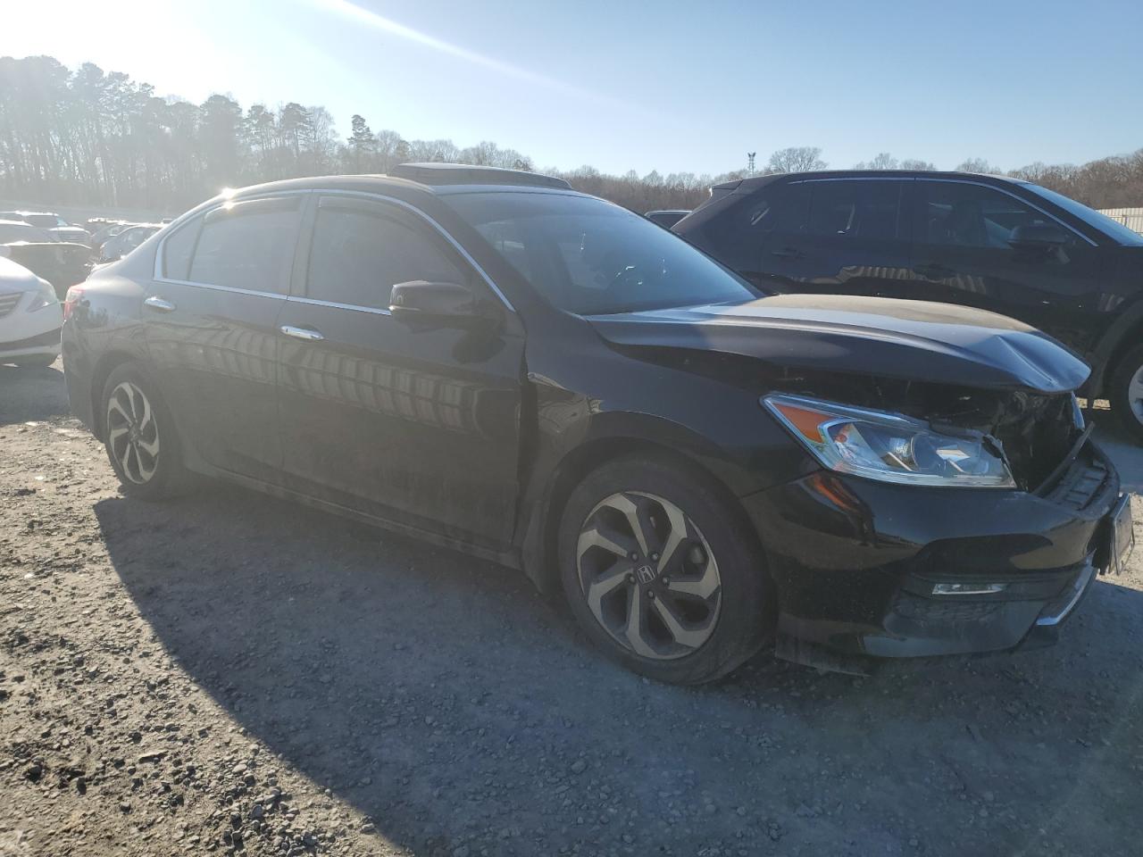 2016 Honda Accord VIN 1HGCR2F80GA144780 Copart auction photo, rear end / front end damage thumbnail 4