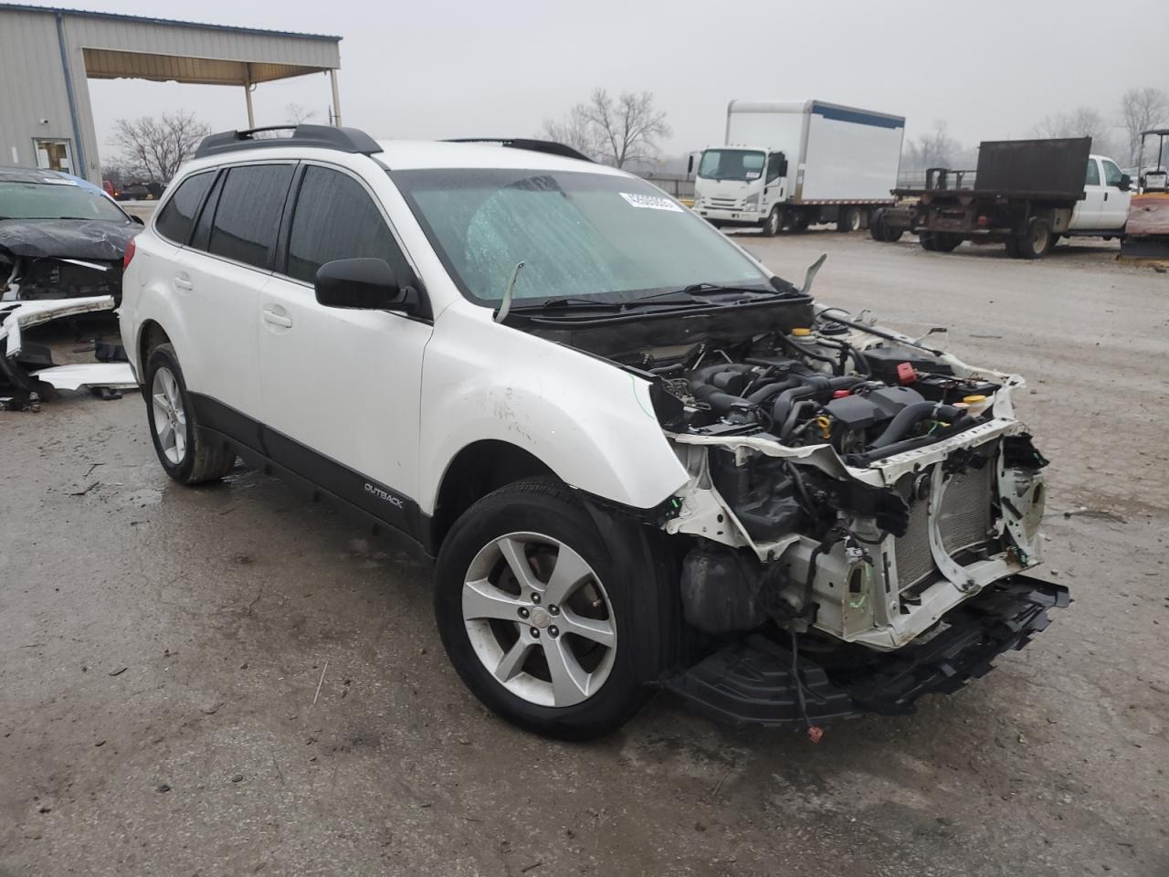 2014 Subaru Outback VIN 4S4BRBAC8E3243365 Copart auction photo, front end damage thumbnail 4
