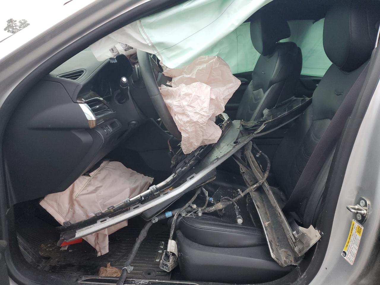 2017 Cadillac CT6 VIN 1G6KD5RS2HU145823 Copart auction photo, front end / side damage thumbnail 7