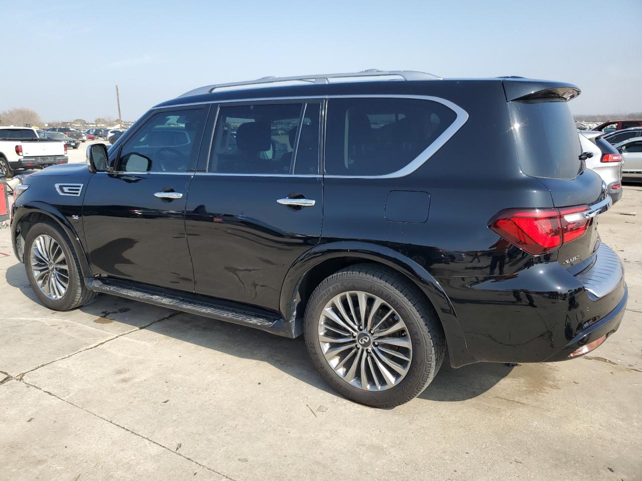 2019 Infiniti QX80 VIN JN8AZ2NF9K9688893 Copart auction photo, front end damage thumbnail 2