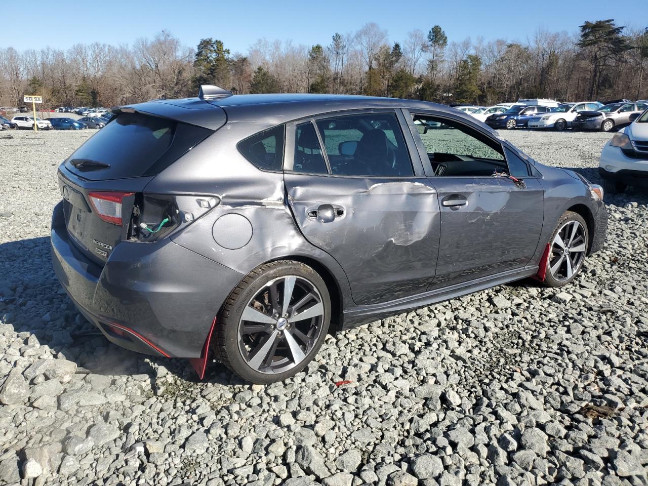 2018 Subaru Impreza VIN 4S3GTAL69J3745373 Copart auction photo, all over damage thumbnail 3