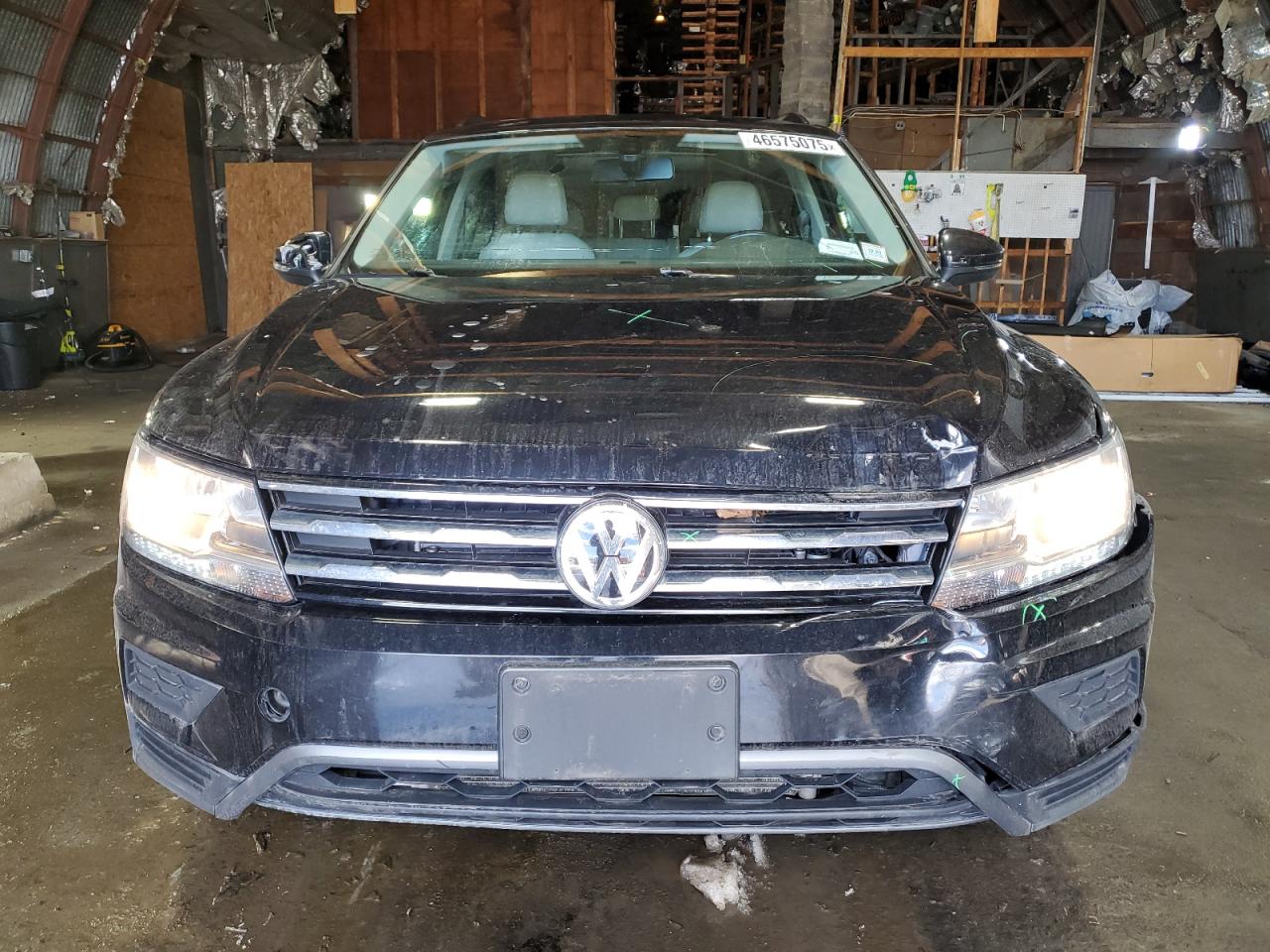 2019 Volkswagen Tiguan VIN 3VV2B7AXXKM158998 Copart auction photo, front end / side damage thumbnail 5
