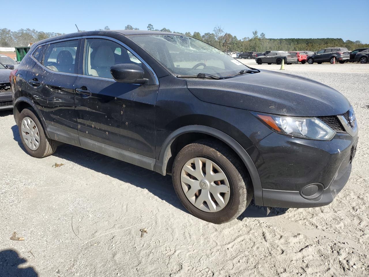 2017 Nissan Rogue VIN JN1BJ1CPXHW003696 Copart auction photo, top/roof damage thumbnail 4