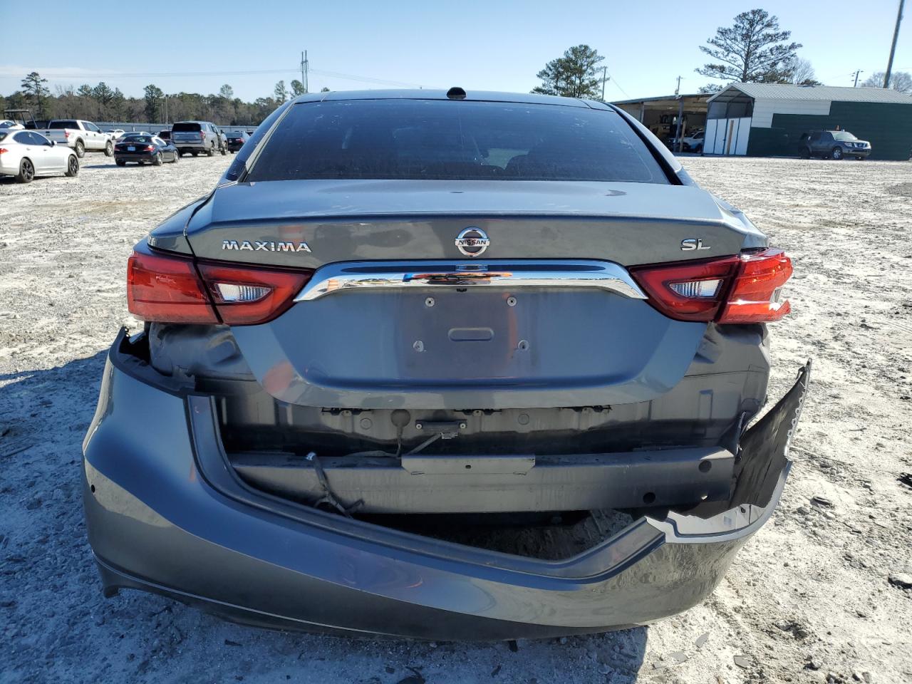 2018 Nissan Maxima VIN 1N4AA6AP2JC367245 Copart auction photo, rear end / side damage thumbnail 6