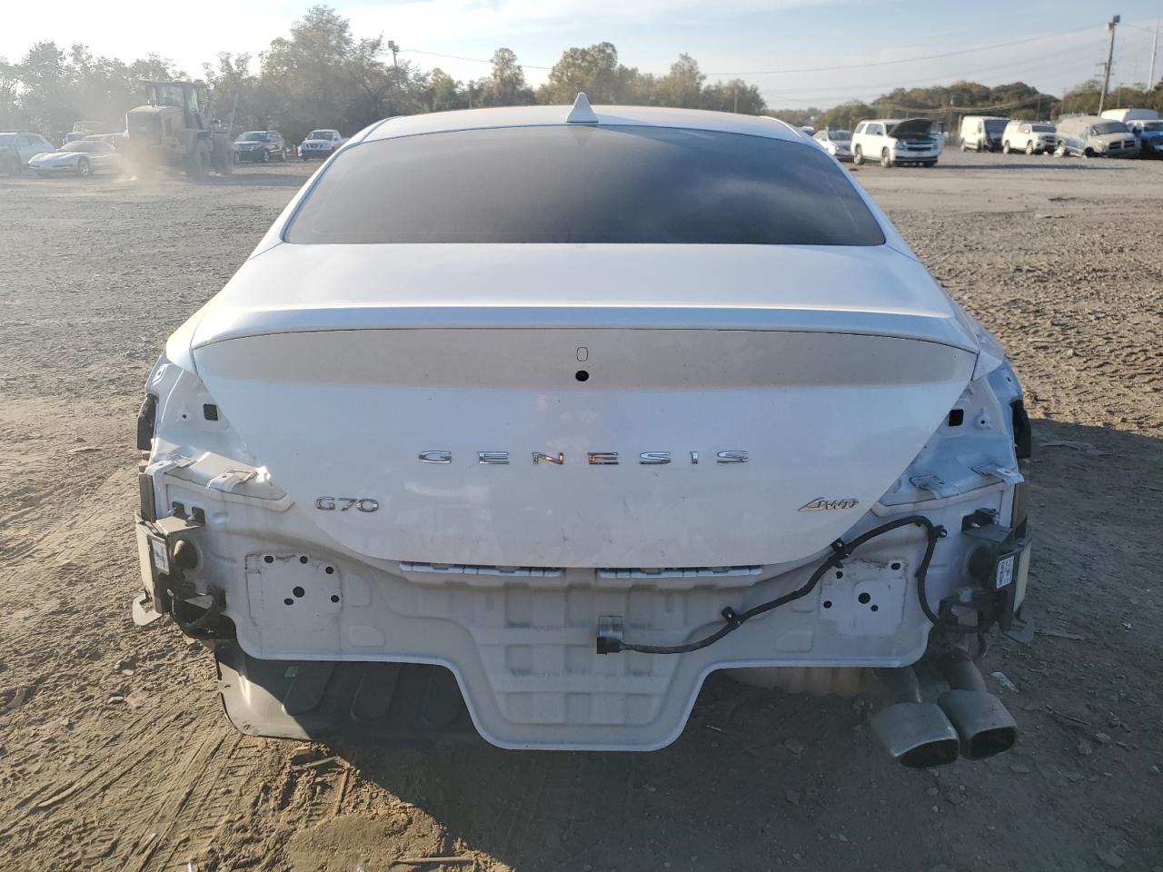2023 Genesis G70 VIN KMTG34TA1PU134120 Copart auction photo, all over damage thumbnail 6