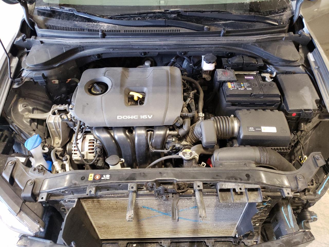 2018 Hyundai Elantra VIN KMHD84LFXJU623455 Copart auction photo, front end / hail damage thumbnail 11