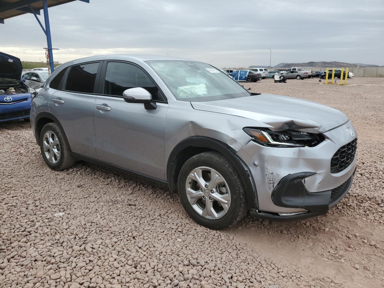 2023 Honda HR-V VIN 3CZRZ1H30PM724421 Copart auction photo, front end damage thumbnail 4