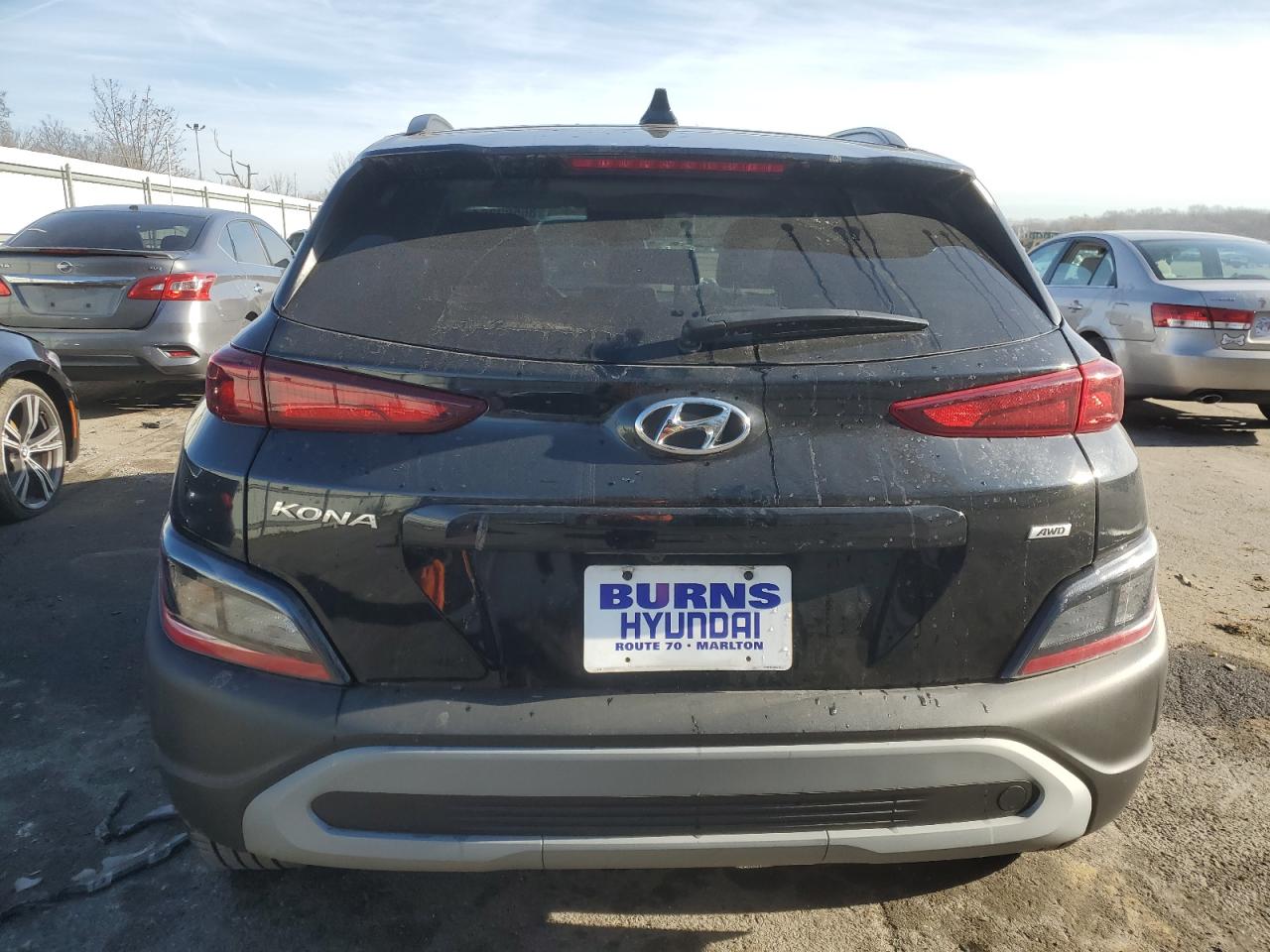 2023 Hyundai Kona VIN KM8K6CAB1PU965389 Copart auction photo, front end damage thumbnail 6