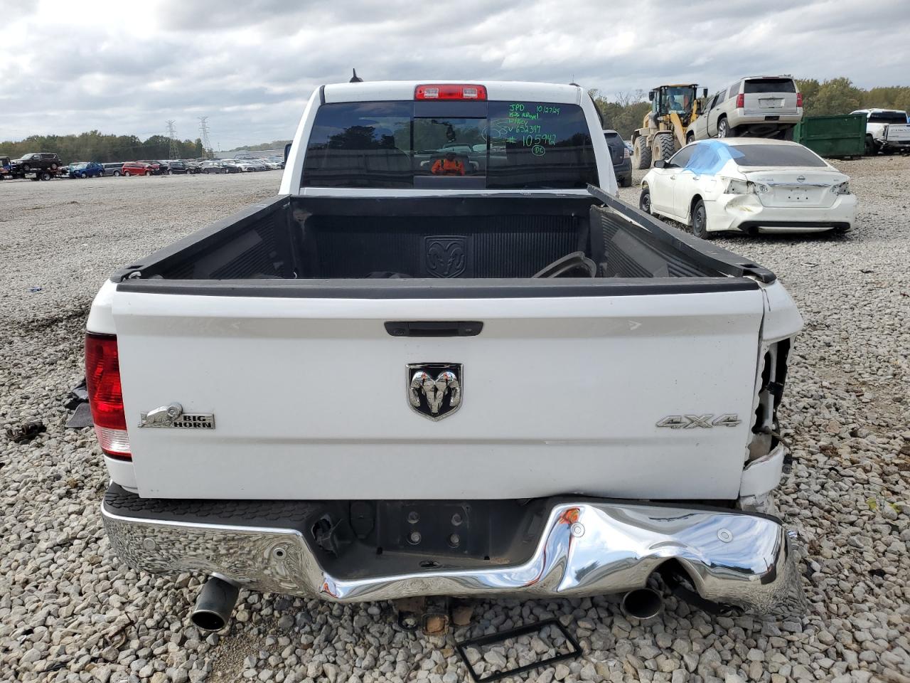 2017 RAM 1500 VIN 1C6RR7GT1HS652347 Copart auction photo, side damage thumbnail 6