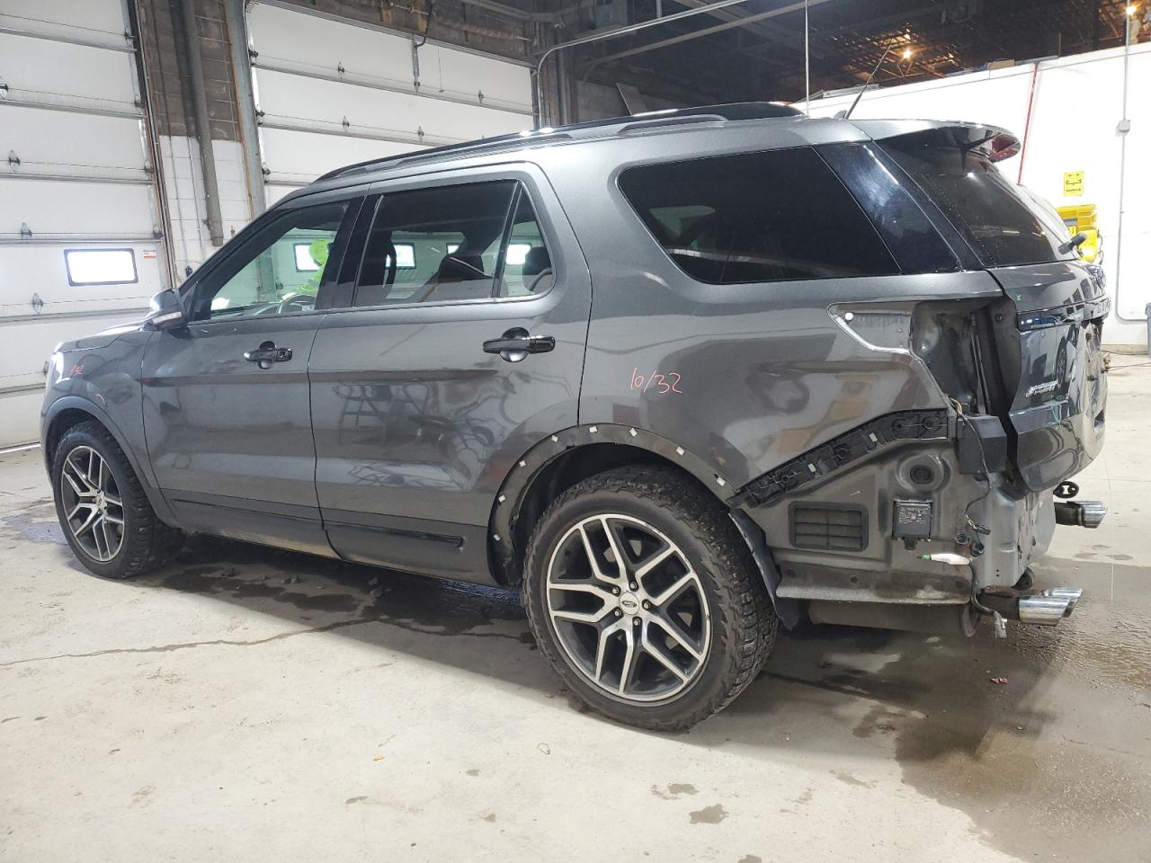 2019 Ford Explorer VIN 1FM5K8GT4KGA19123 Copart auction photo, rear end damage thumbnail 2