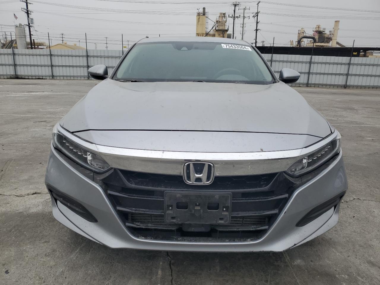 2019 Honda Accord VIN 1HGCV1F18KA049241 Copart auction photo, side / stripped damage thumbnail 5