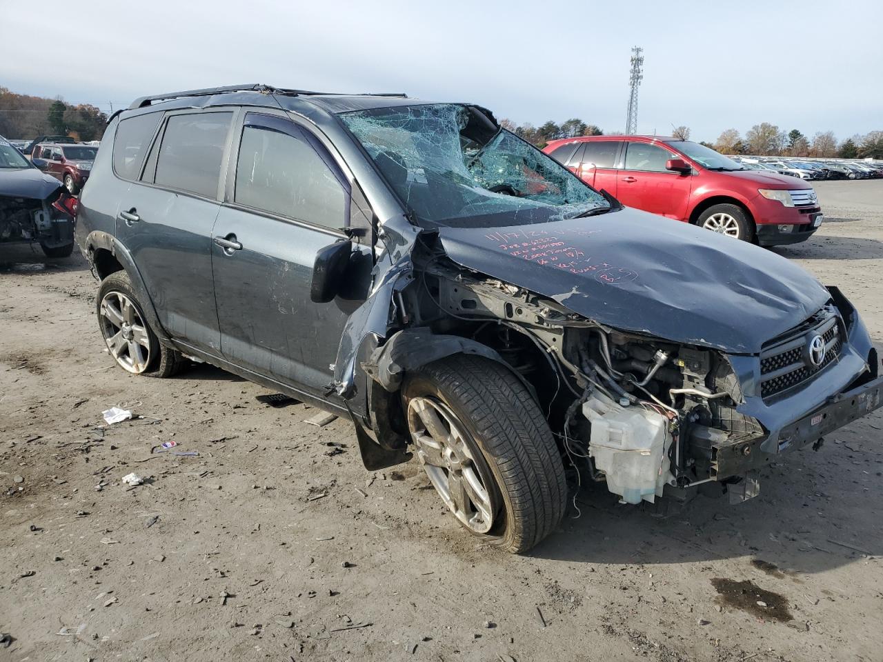 2008 Toyota RAV 4 VIN JTMBK32V785043987 Copart auction photo, all over / mechanical damage thumbnail 4