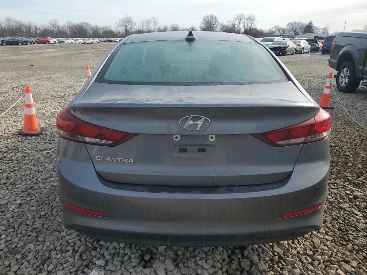 2018 Hyundai Elantra VIN 5NPD84LF1JH374414 Copart auction photo, front end damage thumbnail 6