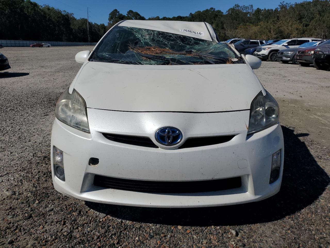 2010 Toyota Prius VIN JTDKN3DUXA0075587 Copart auction photo, top/roof / side damage thumbnail 5