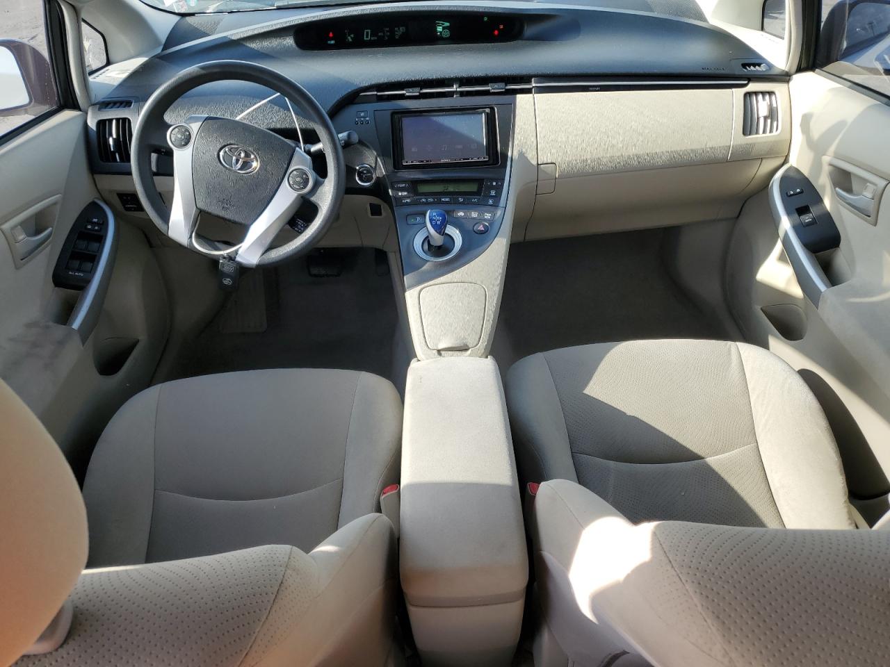 2011 Toyota Prius VIN JTDKN3DU4B5324342 Copart auction photo, vandalism damage thumbnail 8