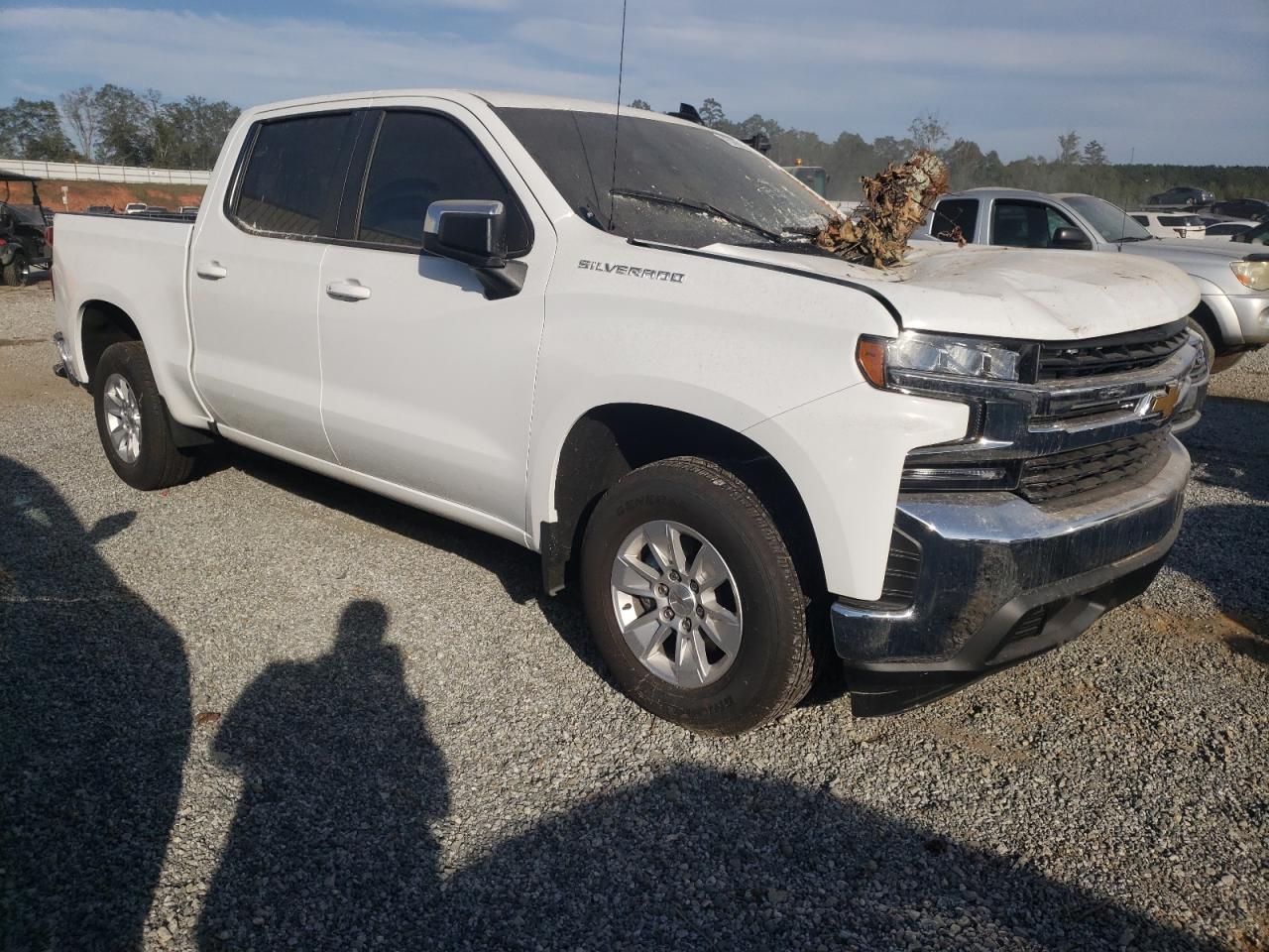 2021 Chevrolet Silverado VIN 1GCPWCED5MZ415021 Copart auction photo, top/roof damage thumbnail 4